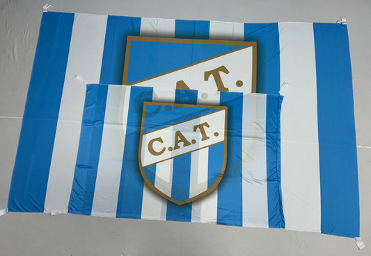 Bandera Atlético Tucumán – 1,50 x 1,00 m / 2,50 x 1,50 m – Tela Resistente – Envío Gratis a Todo el País