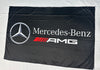 Bandera Mercedes-Benz Negra – 1,00 x 1,50 m / 1,50 x 2,50 m – ENVÍO GRATIS