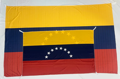Banderas de Venezuela – 1,50 x 1,00 m / 2,50 x 1,50 m – Tela Resistente – Envío Gratis a Todo el País 🇻🇪