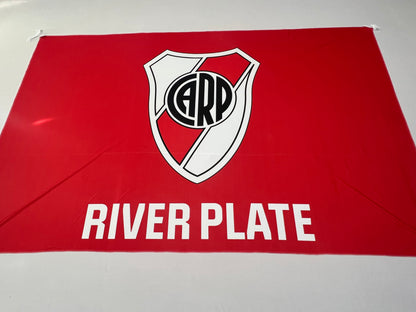 Bandera River (Roja) – 1,50 x 1,00 m / 2,50 x 1,50 m – Tela Resistente – Envío Gratis a Todo el País