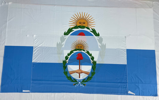 Bandera de Escudo Nacional argentino  – 1,50 x 1,00 m / 2,50 x 1,50 m – Tela Resistente – Envío Gratis a Todo el País