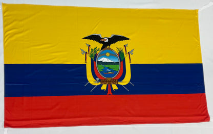 Banderas de Ecuador– 1,50 x 1,00 m / 2,50 x 1,50 m – Tela Resistente – Envío Gratis a Todo el País 🇨🇴