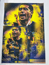 Bandera Riquelme Azul Boca 90x60 y 1x1.50