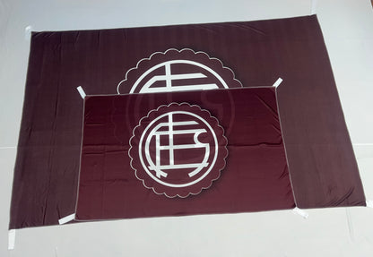 Bandera Lanús – 1,50 x 1,00 m / 2,50 x 1,50 m – Tela Resistente – Envío Gratis a Todo el País