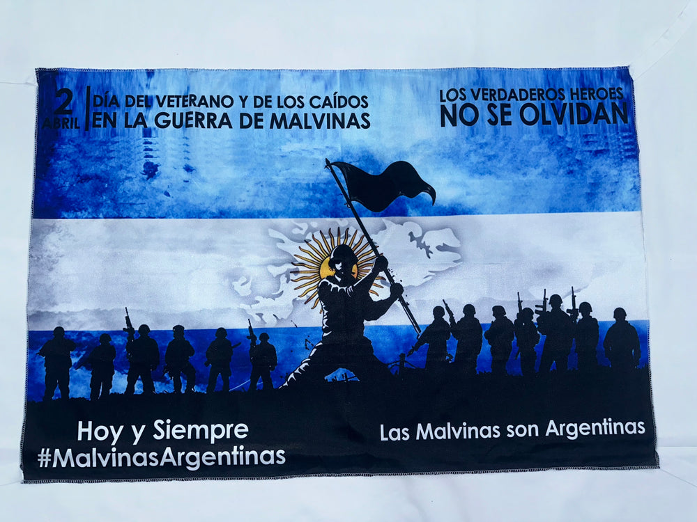 Bandera Malvinas Argentinas modelo 1  | 90x60 y 1x1.50