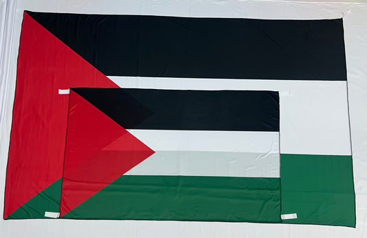 .	Bandera Palestina – 1,50 x 1,00 m / 2,50 x 1,50 m – Tela Resistente – Envío Gratis a Todo el País