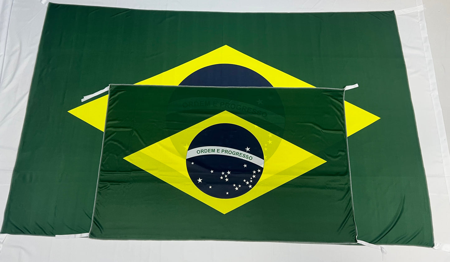 Banderas de Brasil – 1,50 x 1,00 m / 2,50 x 1,50 m – Tela Resistente – Envío Gratis a Todo el País 🇧🇷