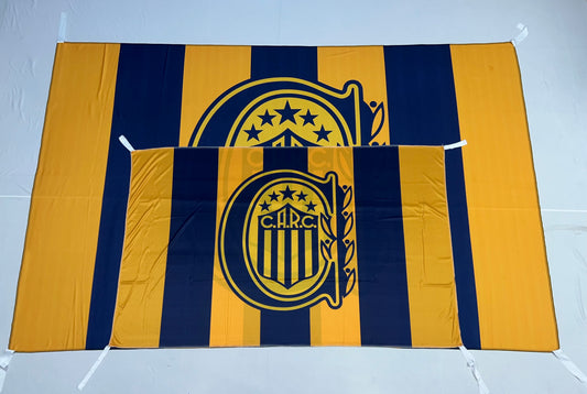 Bandera Rosario Central – 1,50 x 1,00 m / 2,50 x 1,50 m – Tela Resistente – Envío Gratis a Todo el País