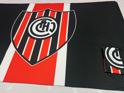 Banderas de Chacarita – 1,50 x 1,00 m / 2,50 x 1,50 m – Tela Resistente – Envío Gratis a Todo el País 🇦🇷