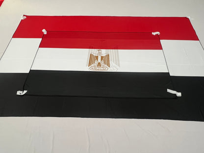 Bandera Egipto – 1,50 x 1,00 m / 2,50 x 1,50 m – Tela Resistente – Envío Gratis a Todo el País