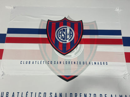 Bandera San Lorenzo – 1,50 x 1,00 m / 2,50 x 1,50 m – Tela Resistente – Envío Gratis a Todo el País