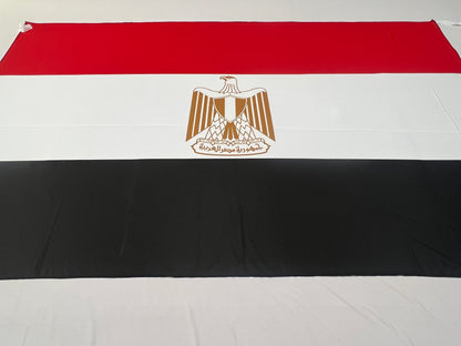 Bandera Egipto – 1,50 x 1,00 m / 2,50 x 1,50 m – Tela Resistente – Envío Gratis a Todo el País