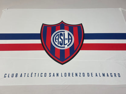 Bandera San Lorenzo – 1,50 x 1,00 m / 2,50 x 1,50 m – Tela Resistente – Envío Gratis a Todo el País