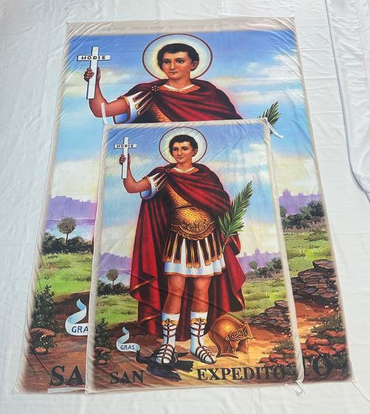 Bandera San Expedito – 1,00 x 1,50 m / 1,50 x 2,50 m – ENVÍO GRATIS A TODO EL PAÍS