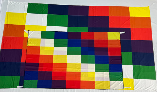 Bandera de Pueblos Originarios – 1,50 x 1,00 m / 2,50 x 1,50 m – Tela Resistente – Envío Gratis a Todo el País