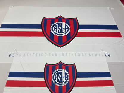 Bandera San Lorenzo – 1,50 x 1,00 m / 2,50 x 1,50 m – Tela Resistente – Envío Gratis a Todo el País