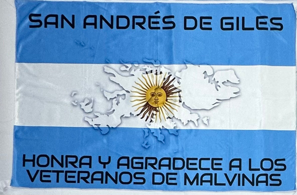 Bandera Malvinas Argentinas modelo 12 | 90x60 y 1x1.50