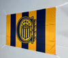 Bandera Rosario Central – 1,50 x 1,00 m / 2,50 x 1,50 m – Tela Resistente – Envío Gratis a Todo el País