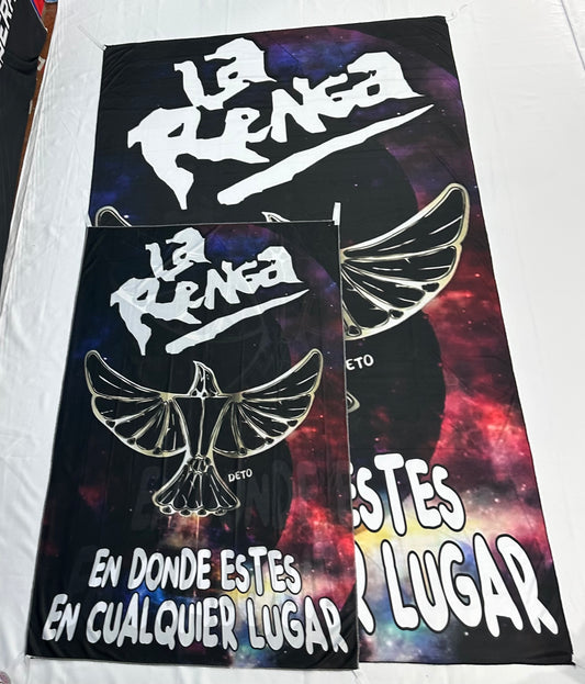 Bandera La Renga – Modelo 1 – 1,00 x 1,50 m / 1,50 x 2,50 m – ENVÍO GRATIS A TODO EL PAÍS