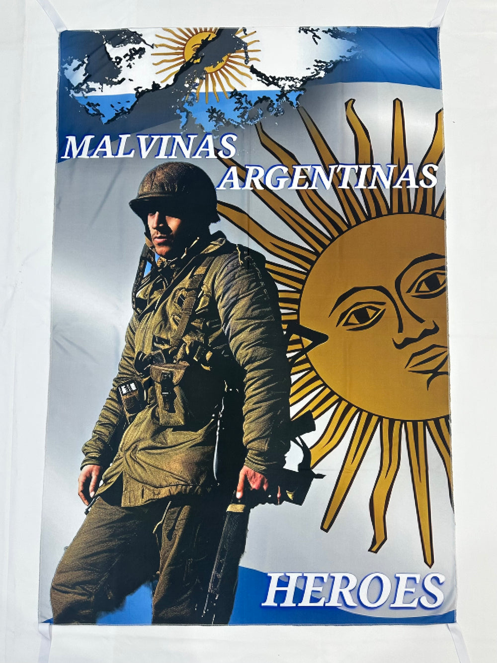 Bandera Malvinas Argentinas modelo 4 | 90x60 y 1x1.50