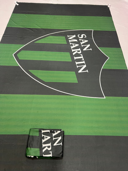 BANDERA DE SAN MARTÍN DE SAN JUAN – VERDE Y NEGRA – ORGULLO Y PASIÓN – ENVÍO GRATIS