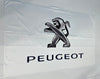 Bandera Peugeot Blanca – 1,00 x 1,50 m / 1,50 x 2,50 m – ENVÍO GRATIS A TODO EL PAÍS
