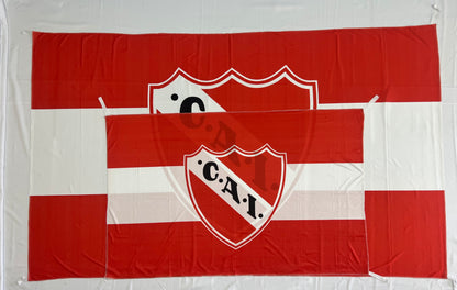 Bandera Independiente Roja  1,50 x 1,00 m / 2,50 x 1,50 m – Tela Resistente – Envío Gratis a Todo el País