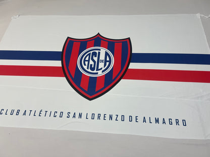 Bandera San Lorenzo – 1,50 x 1,00 m / 2,50 x 1,50 m – Tela Resistente – Envío Gratis a Todo el País