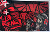 Bandera La Renga Roja – 1,50 x 1,00 m / 2,50 x 1,50 m – Tela Resistente – Envío Gratis a Todo el País
