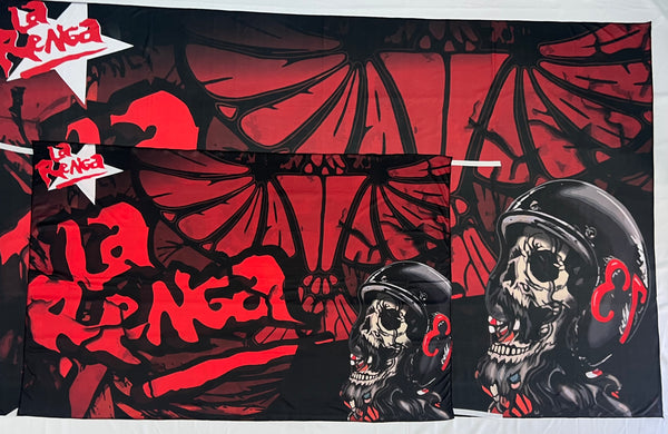 Bandera La Renga Roja – 1,50 x 1,00 m / 2,50 x 1,50 m – Tela Resistente – Envío Gratis a Todo el País