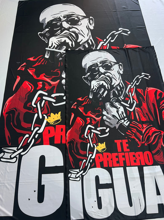 Bandera Patricio Rey roja  – 1,50 x 1,00 m / 2,50 x 1,50 m – Tela Resistente – Envío Gratis a Todo el País