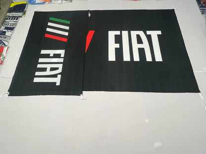 BANDERA FIAT – NEGRA O BLANCA – DOS COLORES DISPONIBLES – ENVÍO GRATIS