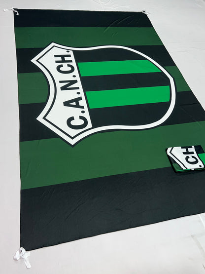 Banderas de Nueva Chicago – 1,50 x 1,00 m / 2,50 x 1,50 m – Tela Resistente – Envío Gratis a Todo el País 🇦🇷