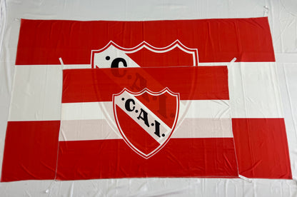 Bandera Independiente Roja  1,50 x 1,00 m / 2,50 x 1,50 m – Tela Resistente – Envío Gratis a Todo el País