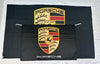 Bandera Porsche Negra – 1,00 x 1,50 m / 1,50 x 2,50 m – ENVÍO GRATIS A TODO EL PAÍS