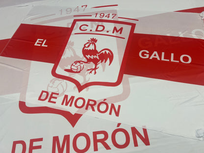 Banderas de Deportivo Morón – 1,50 x 1,00 m / 2,50 x 1,50 m – Tela Resistente – Envío Gratis a Todo el País 🇦🇷
