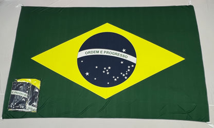 Banderas de Brasil – 1,50 x 1,00 m / 2,50 x 1,50 m – Tela Resistente – Envío Gratis a Todo el País 🇧🇷